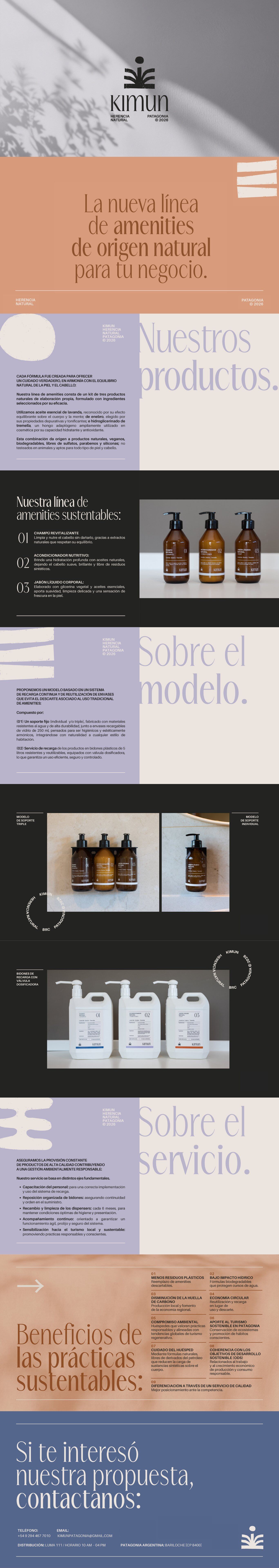 Kimun Patagonia – Amenities de origen natural